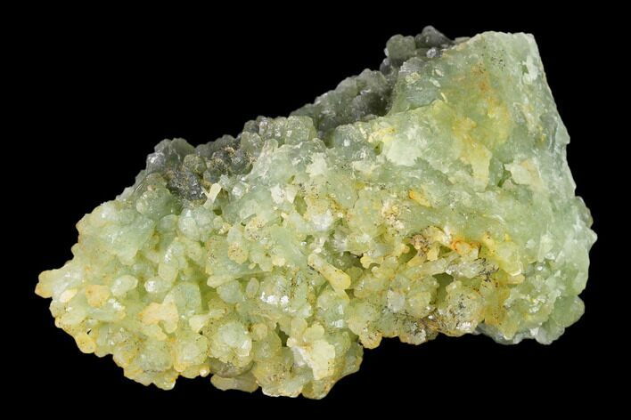 Green Prehnite Crystal Cluster - Morocco #138361
